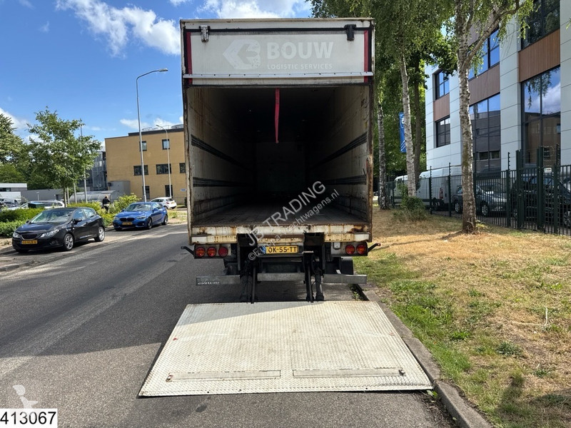 Semirimorchio Van Hool gesloten bak Dhollandia