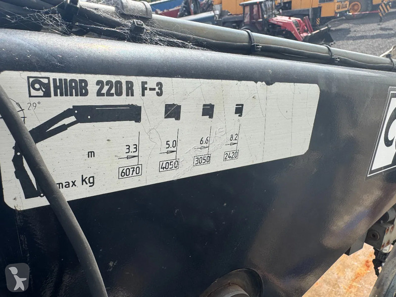 Semitrailer Pacton HIAB ROLLER 220 F3 !2012!, 4...