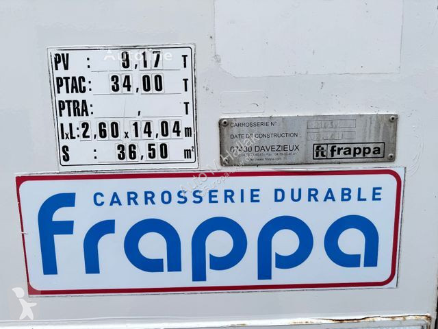 Semitrailer Chereau FRAPPA Frigo