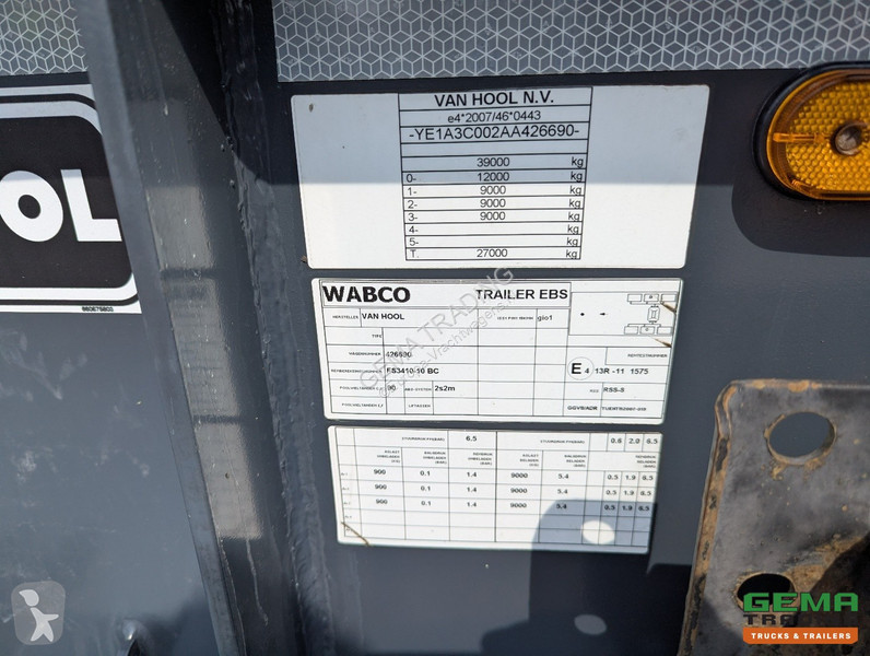 Semirimorchio Van Hool A3C002 3-Axle BPW - 20...