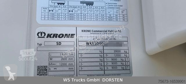 Semitrailer Krone Sofort  Carrier Vector 1550...