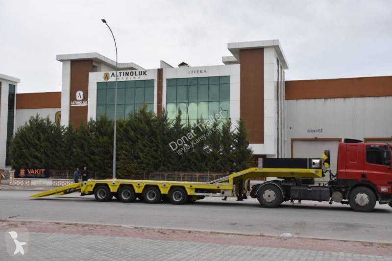 نصف مقطورة Donat 4 axle hydraulic lowbed...