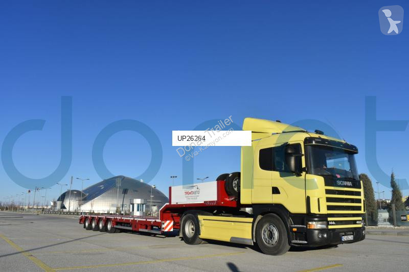 Oplegger Donat 4 axle lowbed without ramps -...