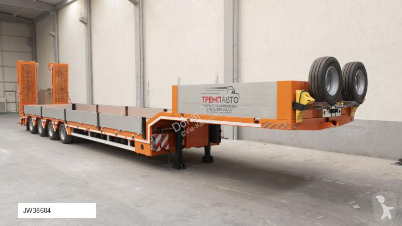 نصف مقطورة Donat 4 axle lowbed with aluminum...