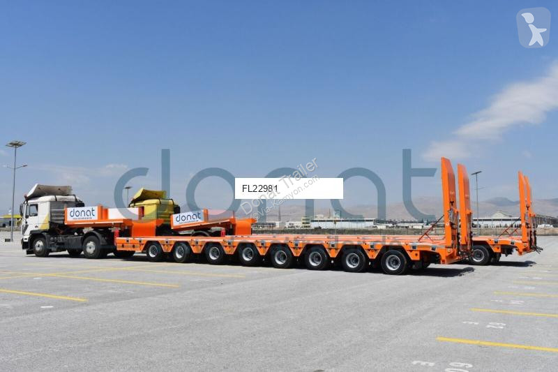Semiremorca Donat 8 axle lowbed with hydraulic...