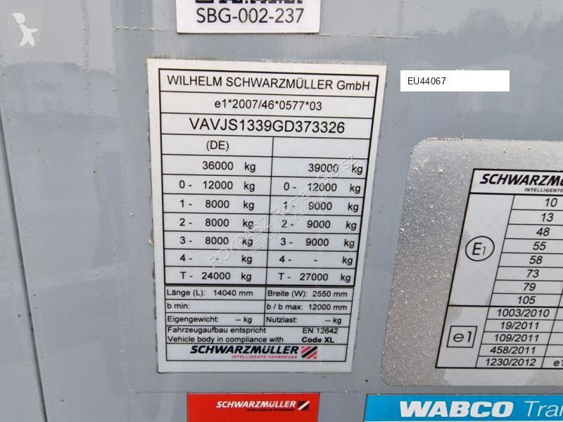 نصف مقطورة Schwarzmüller Walkingfloor 92m3...
