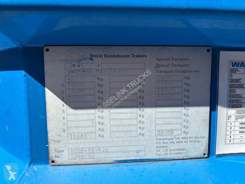 Semitrailer Nooteboom -48-03V 6M Uitschuifbaar...