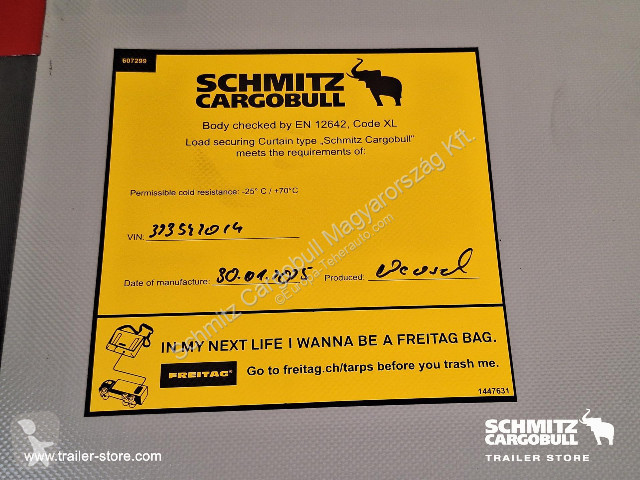 نصف مقطورة Schmitz Cargobull Curtainsider Mega