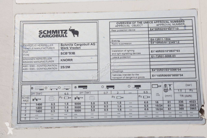 Semirremolque Schmitz Cargobull SCB*S3B