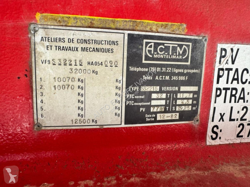 Oplegger ACTM  SR32215
