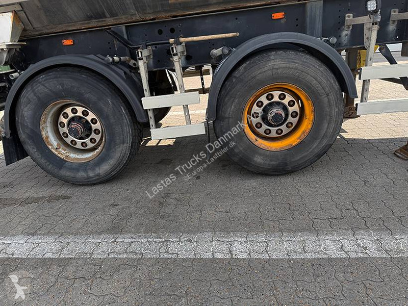 Sættevogn  City tipper / Alukastenmulde Kipper...