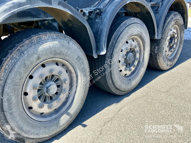 نصف مقطورة Langendorf Kipper Stahlrundmulde 24m³