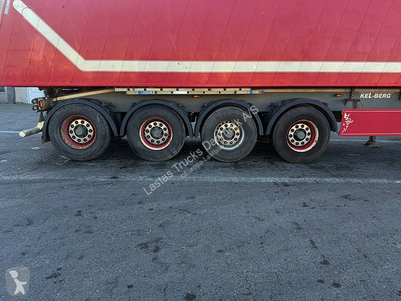 Semi remorque Kel-Berg Tipper / Alukastenmulde...