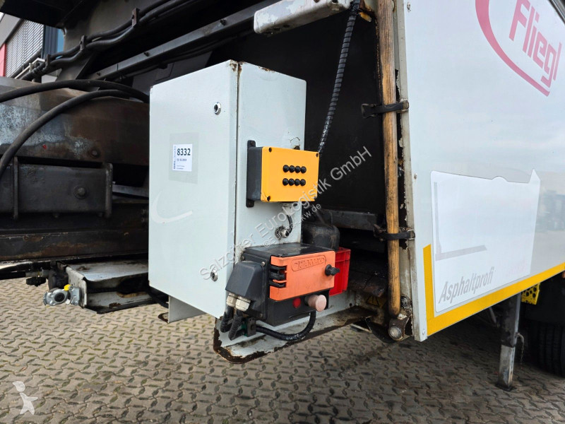 نصف مقطورة Fliegl Thermomulde mit Abschiebetechnik