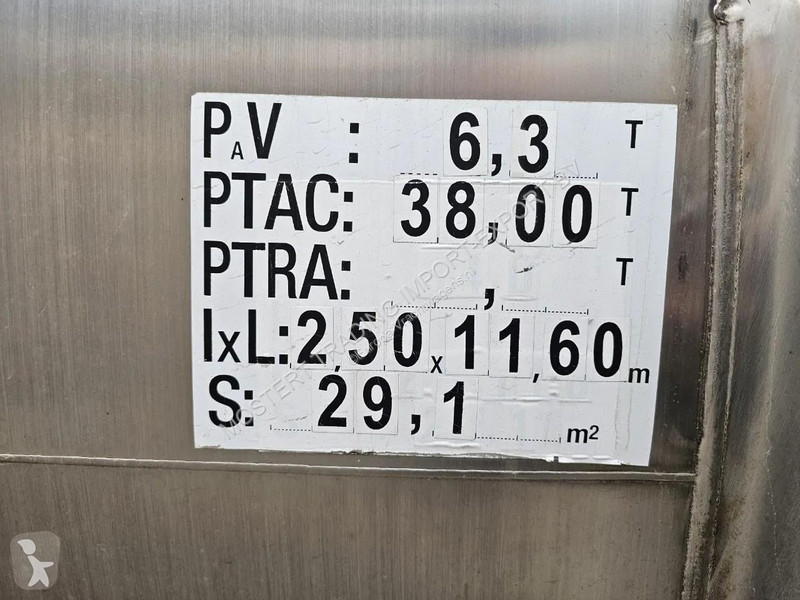 Semitrailer Magyar RVS Magyar Stainless Steel...