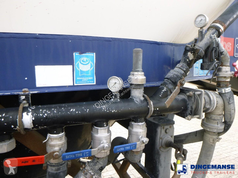 نصف مقطورة Feldbinder Powder tank alu 40 m3 / 1...