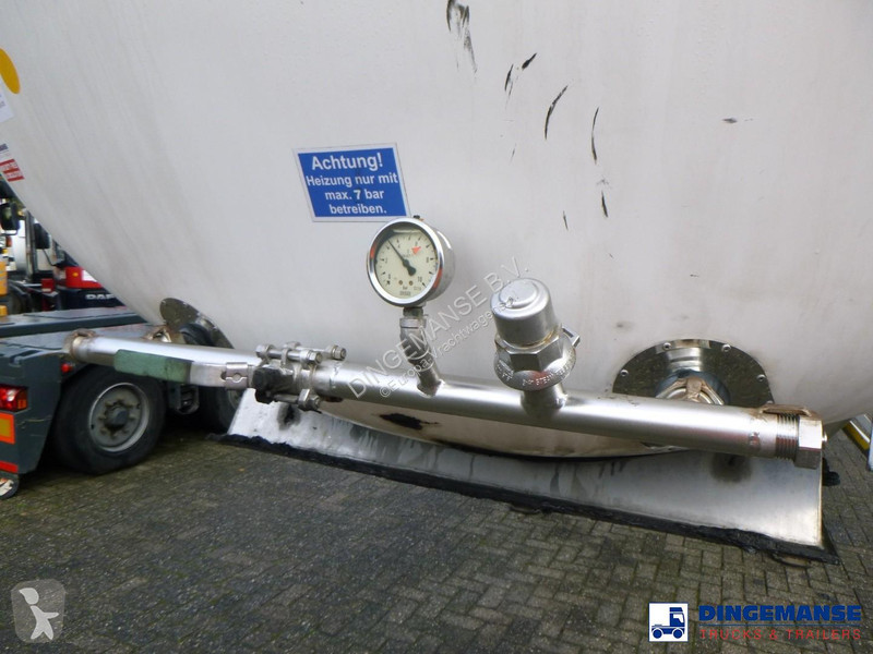 Semi remorque Feldbinder Chemical tank inox...