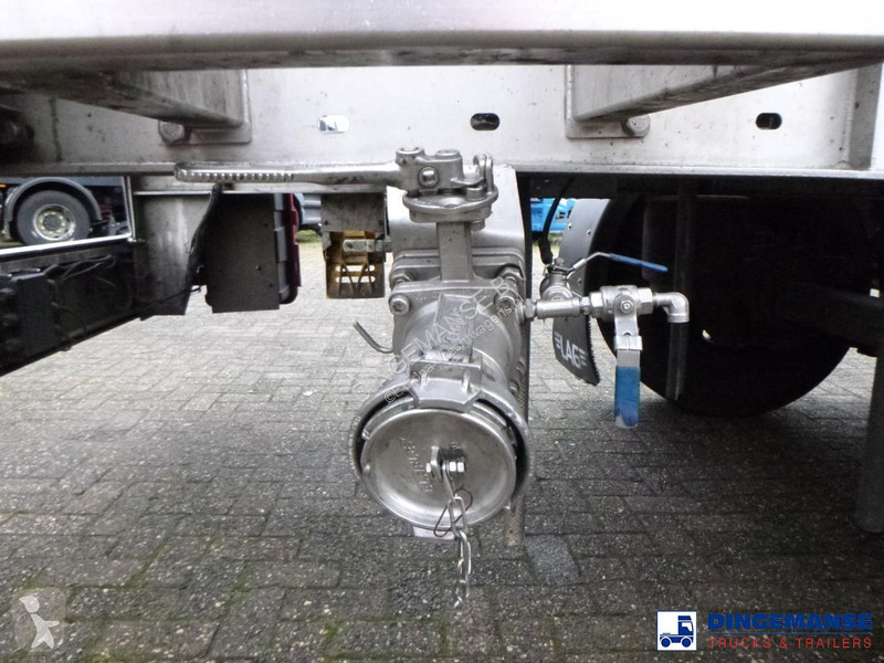 نصف مقطورة Burg Chemical tank inox L4BH 30 m3 /...