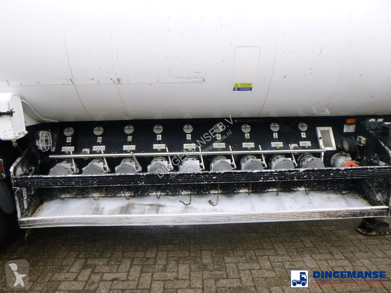 نصف مقطورة Merceron Fuel tank alu 39.9 m3 / 9 comp