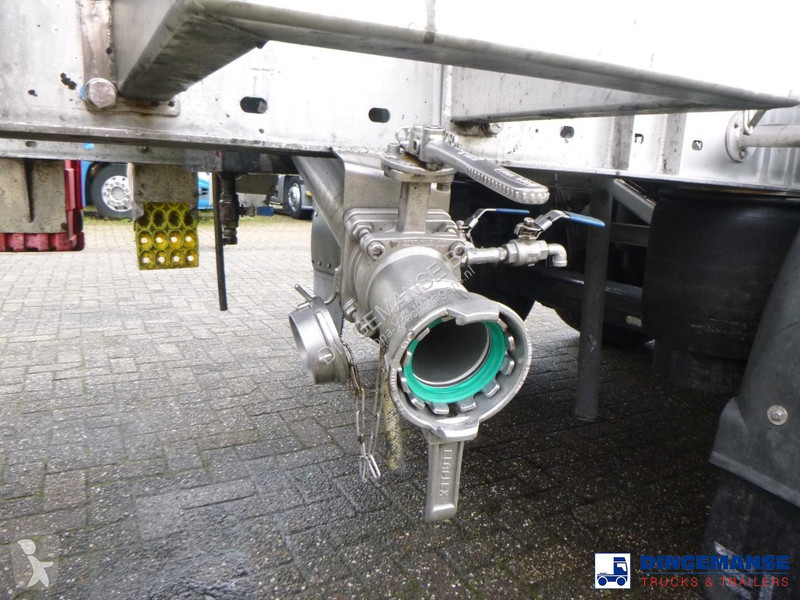 نصف مقطورة Burg Chemical tank inox L4BH 30 m3 /...