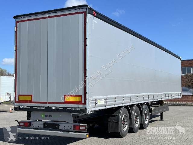 نصف مقطورة Berger Curtainsider Standard Getränke