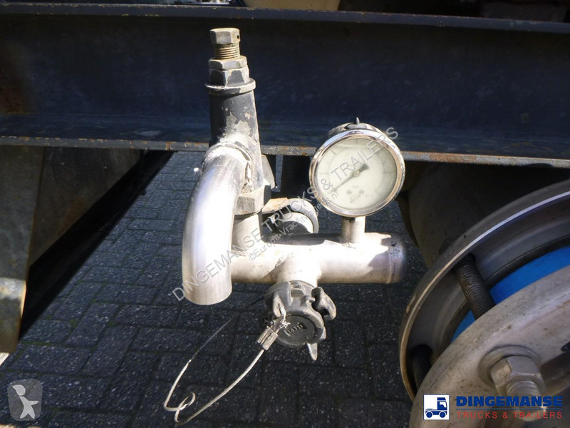 نصف مقطورة Magyar Chemical tank inox L4BH 32.5...