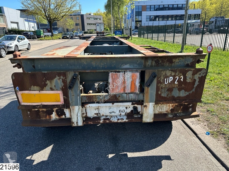 نصف مقطورة Van Hool Chassis 20 FT, Leaf spring