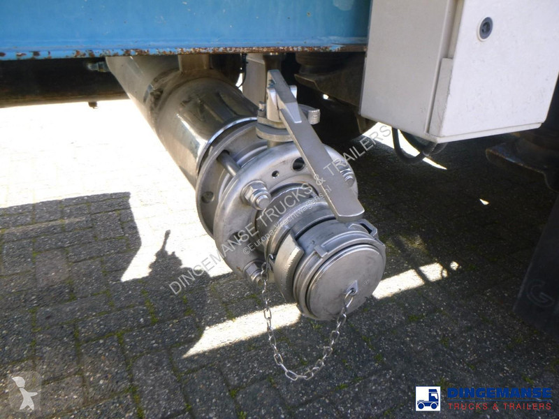 Félpótkocsi Magyar Chemical tank inox L4BH 33.3...