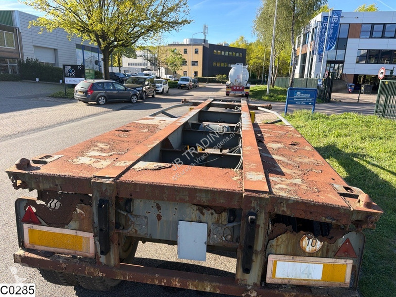 Sættevogn IWT Container 20 FT, Steel spring.