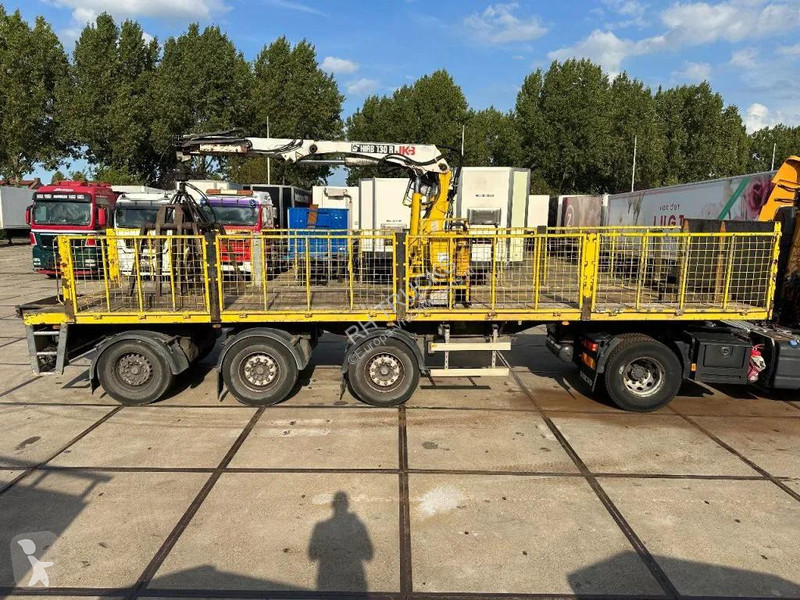 نصف مقطورة LAG 3 AXLE + HIAB 130R S2