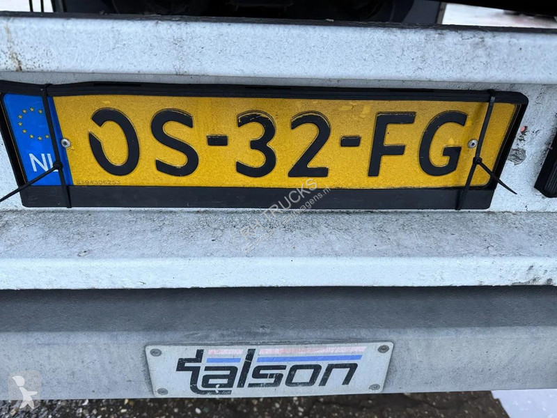 نصف مقطورة Talson F1227 CT-03 ROLLENBAAN 3X BPW...