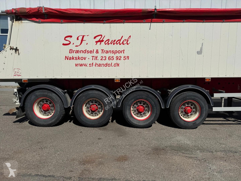 Semi remorque  4 AXLE - BPW - LAST AXLE STEERING