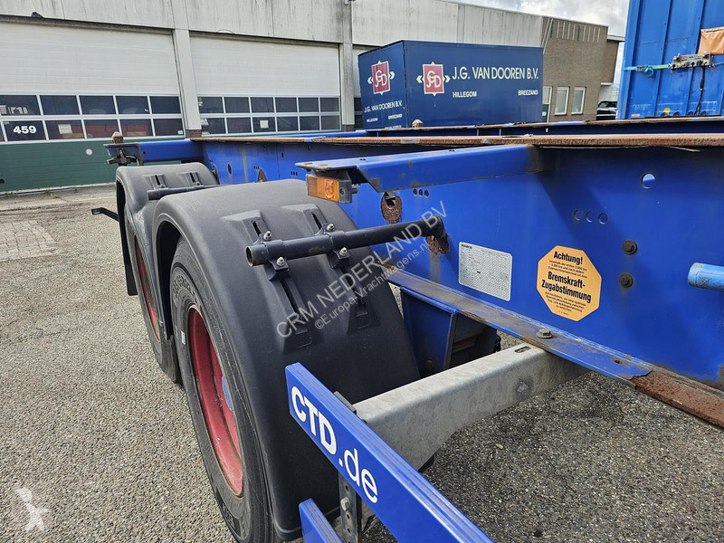 نصف مقطورة Krone F.ATL 20-BPW DRUM-STEEL SPRINGS.