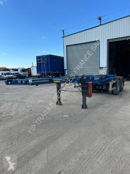 نصف مقطورة Fruehauf Trailer Chassis Coupling...