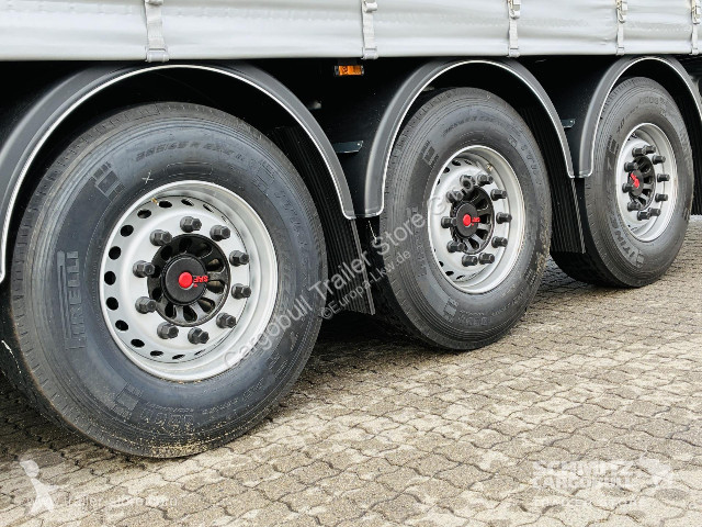 نصف مقطورة Berger Curtainsider Standard Getränke