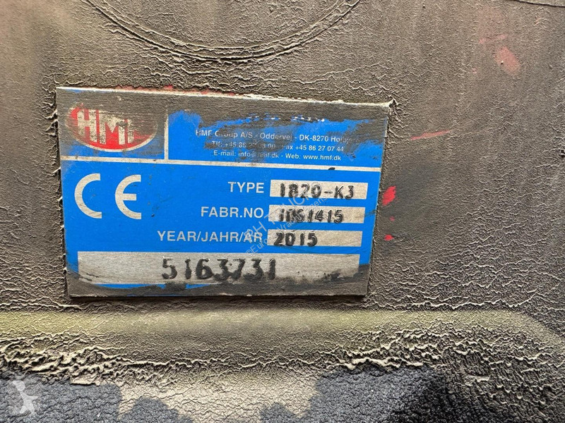 نصف مقطورة Lecitrailer 3 AXLE + HMF 1820-K3 +...