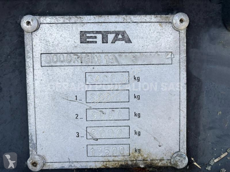 نصف مقطورة ETA Mono compartiment, 1 trappe...
