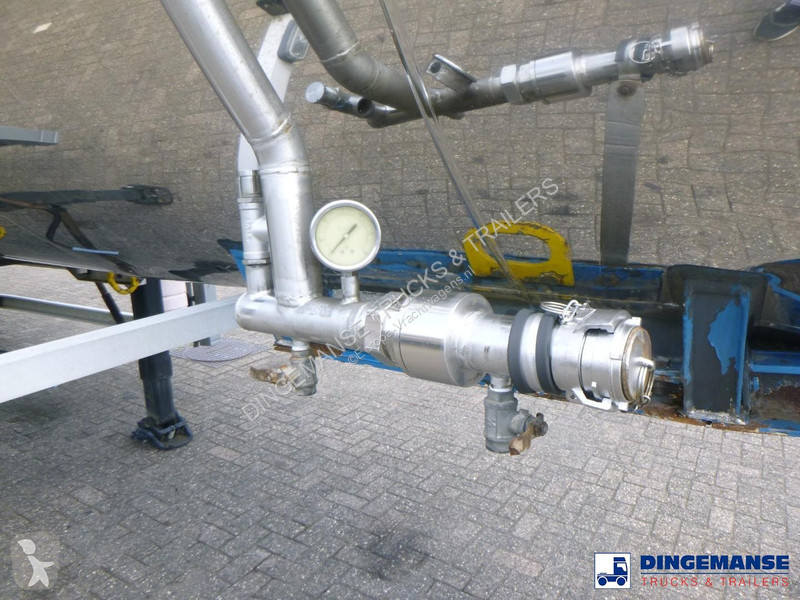 نصف مقطورة Magyar Chemical tank inox L4BH 32.5...