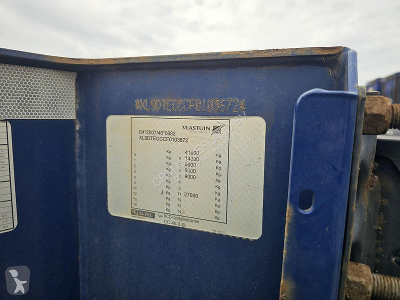 نصف مقطورة D-TEC VCC-01 / 45 FOOT CONTAINER...