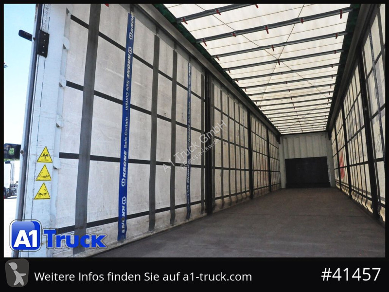 نصف مقطورة Krone SD, Getränke, Safe Curtain,...