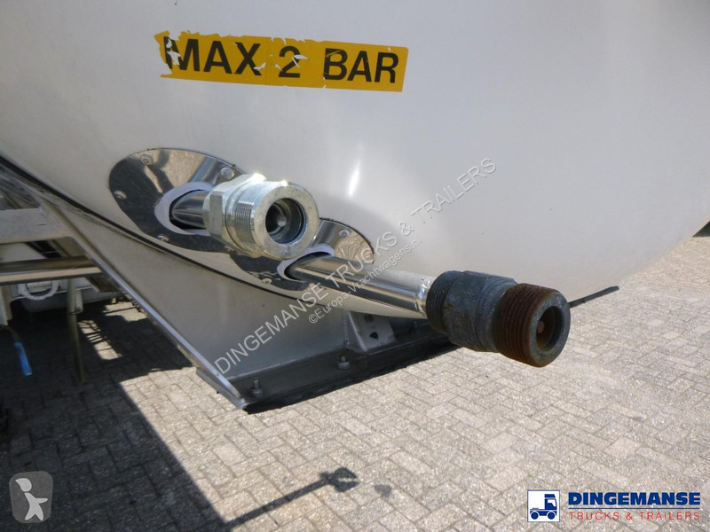نصف مقطورة Van Hool Food tank inox 28.5 m3 / 3...