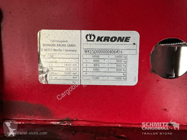 نصف مقطورة Krone Trockenfrachtkoffer Standard