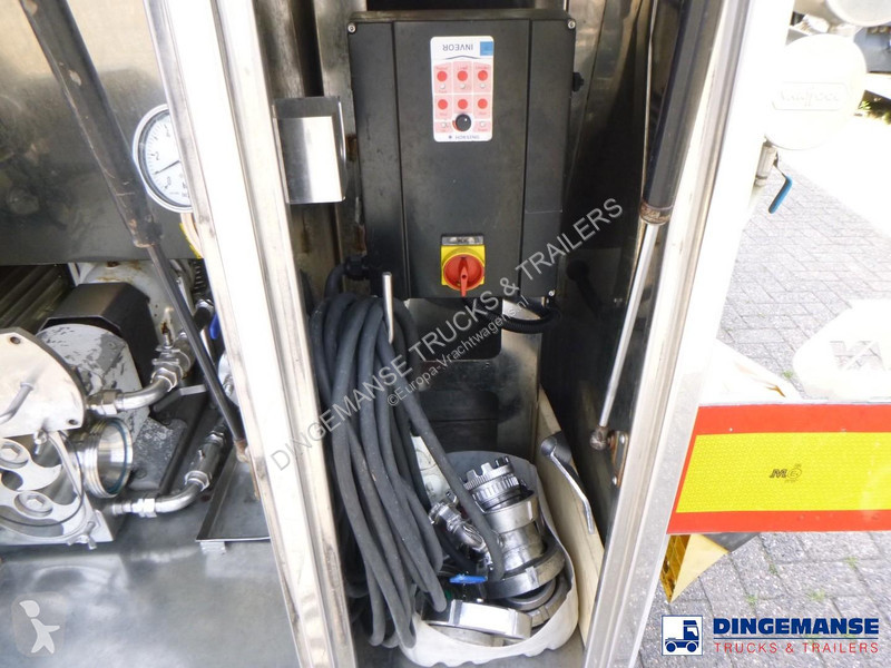 نصف مقطورة Van Hool Food tank inox 28 m3 / 1 comp