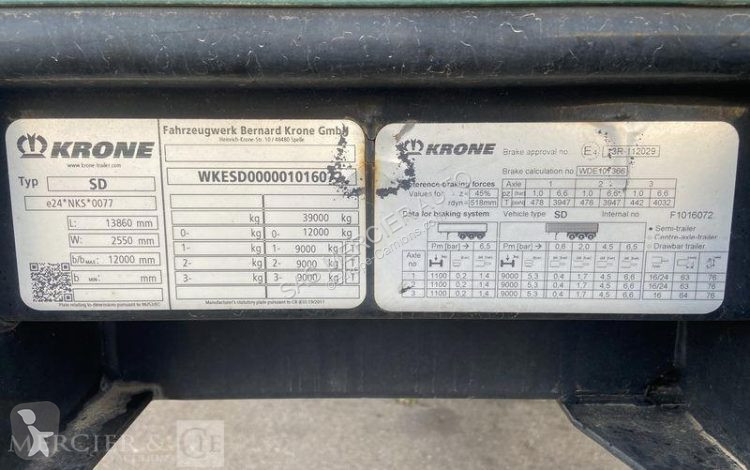 Krone  semi-trailer