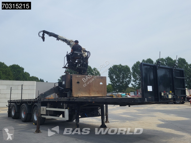 نصف مقطورة Pacton T3-003 Kennis 16T Steering Crane