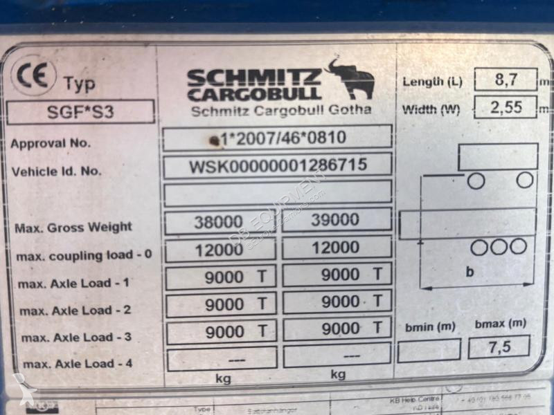 Semirimorchio Schmitz Cargobull  SGF-S3...
