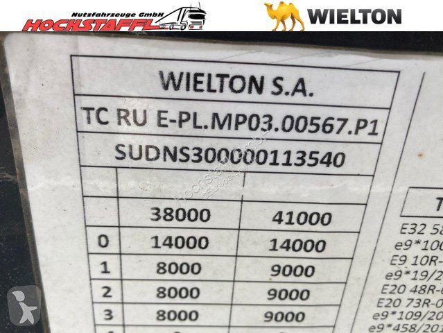 نصف مقطورة Wielton Container Chassis NS3P40