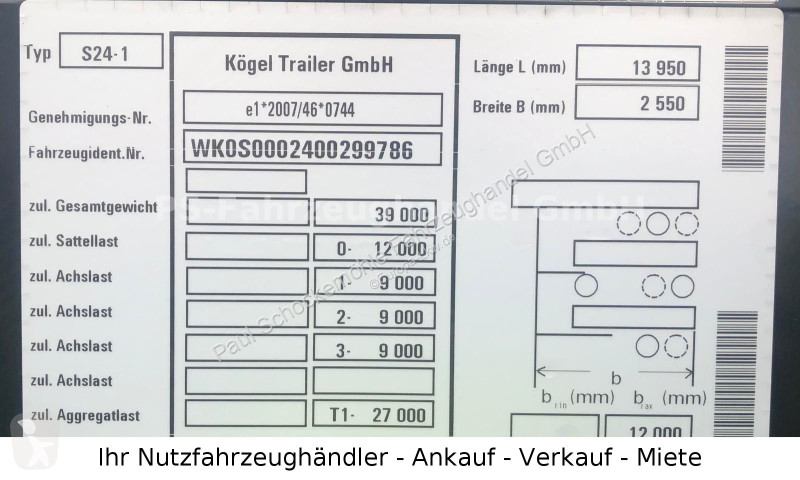 Kögel SN24*Standard*BPW*...