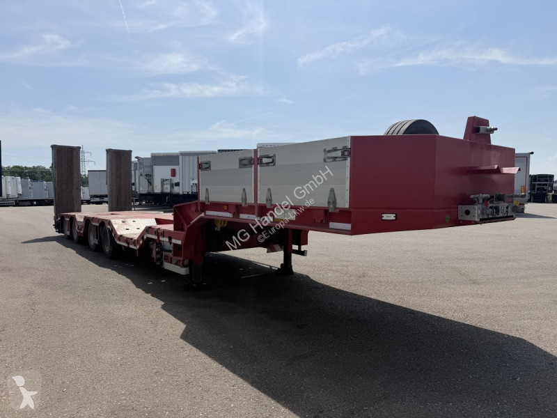 Oplegger  Bodex , 4-Achs Tieflader, Radmulden,...