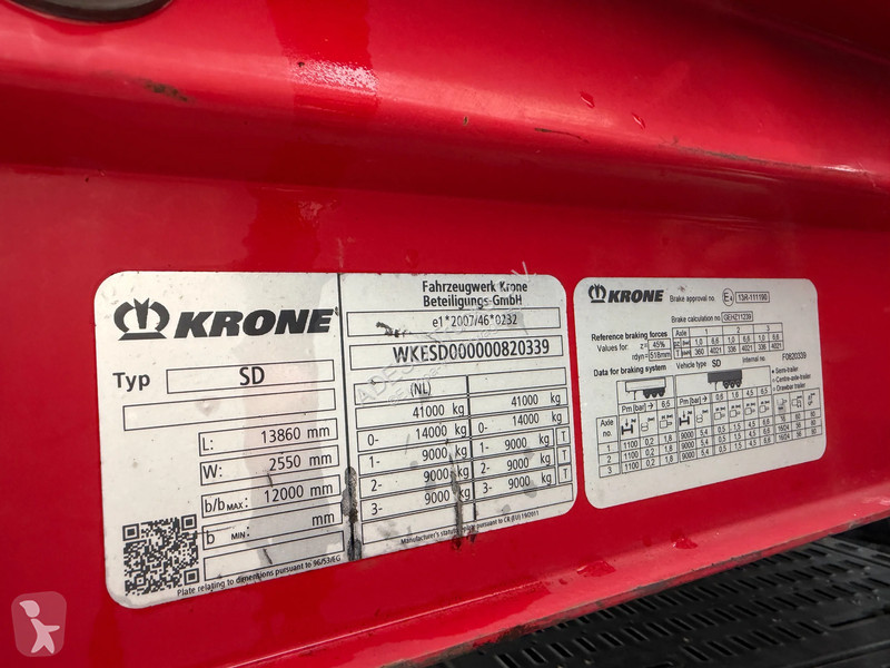 Semirremolque Krone N/A , BPW disc brakes